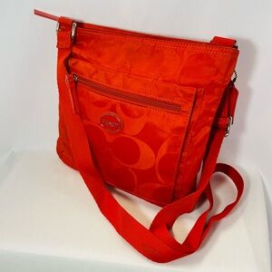 Coach Red Shoulder Bag